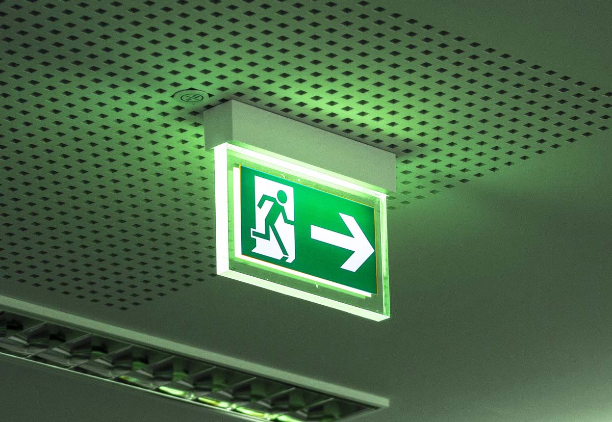 commercial fit out building regs compliance including fire escape